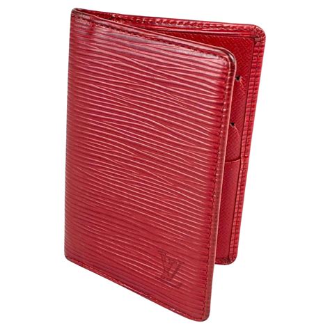 louis vuitton epi red card holder|Louis Vuitton card holder.